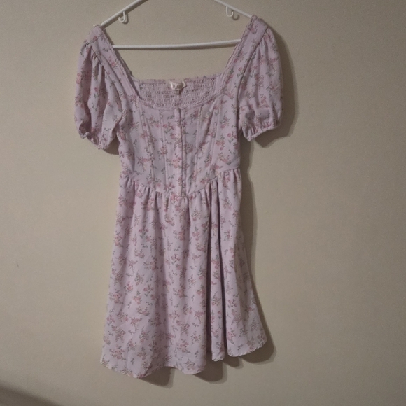mine Dresses & Skirts - Mine Pink Floral Smocked Top